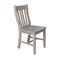 International Concepts Set of 2 Cafe Chairs, Washed Gray Taupe C09-61P - alternate 4